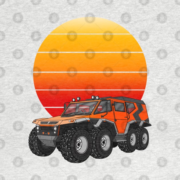 AV toros Shaman 8x8 All-Terrain Vehicle by Guyvit